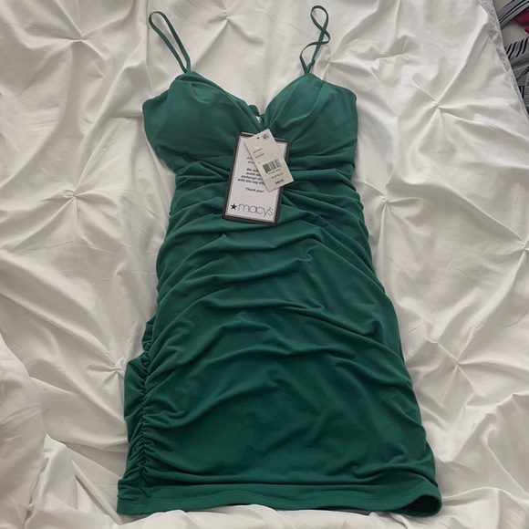 sachin and babi light blue dress Emerald Green Dress main image 0
